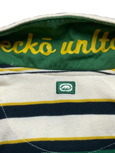 Load image into Gallery viewer, Ecko Unltd Shirt Adult 3XL XXXL Beige Striped Preppy Rugby Rhino Golf Polo Mens
