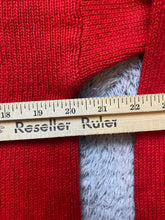 Load image into Gallery viewer, VTG Knit Concept Sweater Womens Large Red Sequined Colorful Outerwear Pullover
