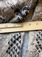 Load image into Gallery viewer, VTG COACO Jacket Womens Large Shoulder Pads Oversized Animal Print Silk Nylon
