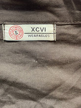 Load image into Gallery viewer, XCVI Wearable Jacket Womens Extra Small Brown Snaps Career Blazer Spandex USA
