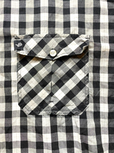 Load image into Gallery viewer, Southpole Shirt Adult 4XL Black White Checkered Double Flap Pockets Casual Mens
