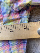 Load image into Gallery viewer, Alan Flusser Shirt Adult 2XL Rainbow Plaid Button Up Embroidered Logo Casual Men
