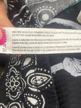 Load image into Gallery viewer, Cactus Man Ricky Singh Shorts Adult Large (35x7.5) Black AOP Paisley Bandana Men
