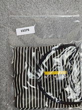 Load image into Gallery viewer, Lole Shirt Womens Small Black Striped UPF 50 Wicking 4 Way Stretch Activewear
