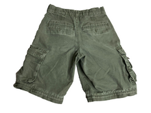Load image into Gallery viewer, Boy Scouts of America Shorts Youth 8 (24x9) Army Green Cargo Pocket Outdoor Boys
