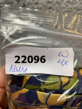 Load image into Gallery viewer, Dungaree Dress Womens 4X AOP Flower Garden Navy Overalls Bib Plus Ladies
