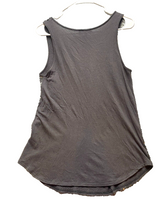 Load image into Gallery viewer, Vivienne Vivienne Tam Shirt Womens Small Charcoal Gray Tank Scoop Sequins Boho
