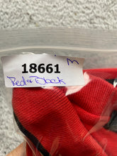 Load image into Gallery viewer, VTG Adidas Shirt Adult Extra Large Red Black Preppy Three Stripes Logo Polo Mens
