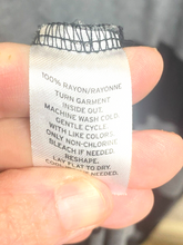 Load image into Gallery viewer, Caslon Dress Womens Large Black Gray Drawstring 100% Rayon Maxi Lagenlook
