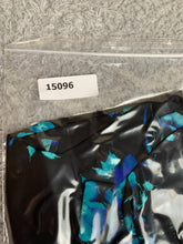 Load image into Gallery viewer, Torrid Shirt Womens 3 3X Black Blue Tie Collar Boxy Whimsygoth Boho Blouse Lady
