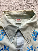 Load image into Gallery viewer, Vintage Lazy-H Shirt Adult 2XL XXL Western Pearl Snaps Cowboy Embroidered Mens
