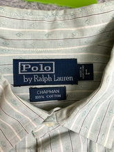 Load image into Gallery viewer, POLO Ralph Lauren Shirt Adult Large Green Chapman Button Up Pocket Casual Mens
