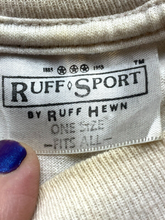 Load image into Gallery viewer, Vintage Ruff Hewn Shirt Adult OSFA Ivory Single Stitch Summer Vacation Artsy Men
