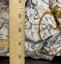 Load image into Gallery viewer, Anthropologie Hinge Dress Womens Small Navy Gold Hippie Peasant Boho Swing Flare
