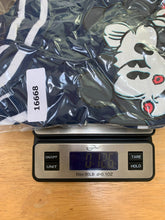 Load image into Gallery viewer, Mickey &amp; Minnie Mouse Sweatshirt Womens Medium Crochet Lace Trim Hoodie Disney
