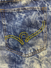 Load image into Gallery viewer, Rocawear Jeans Adult 48x34 Blue Denim Classic Fit Wide Leg Skater Whiskered Mens
