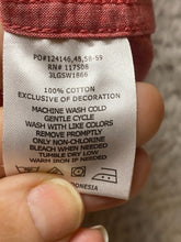 Load image into Gallery viewer, Levi's Shirt Adult Extra Large Heather Red Button Up Casual Workwear Mens

