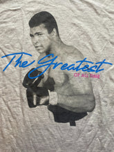 Load image into Gallery viewer, Muhammad Ali Shirt Adult Medium Heather Gray Greatest of all Time Boxing Mens
