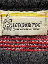 Load image into Gallery viewer, VTG London Fog Sweater Adult Extra Large Black Red Fair Isle Outerwear USA Mens
