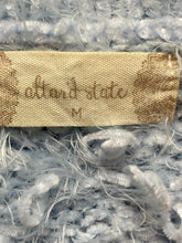 Load image into Gallery viewer, Anthropologie Altar'D State Sweater Womens Medium Light Blue Fuzzy Cropped Boho
