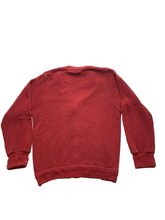 Load image into Gallery viewer, VTG IZOD Sweater Adult Extra Large Maroon Embroidered Logo Knitted Cardigan Mens
