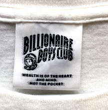 Load image into Gallery viewer, Billionaire Boys Club Shirt Adult Large White Camo Spell Out Arched Logo Mens
