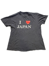 Load image into Gallery viewer, I Love Japan Shirt Womens Large Black Heart Souvenir Streetwear Pullover Ladies
