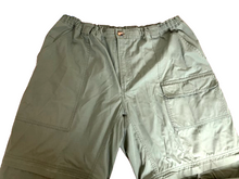 Load image into Gallery viewer, Orvis Pants Adult Large Green Convertible Outdoor Hiking Cargo Flap Pockets Mens
