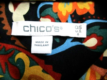 Load image into Gallery viewer, Chicos Shirt Womens 6 Extra Large Button Up Allover Print Paisley Spandex Ladies
