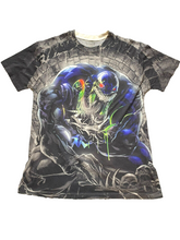 Load image into Gallery viewer, Venom Shirt Adult Small Black AOP Villain Comics Marvel Spider Man 2 Sided Mens
