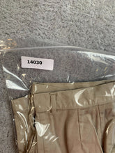 Load image into Gallery viewer, LL Bean Shorts Womens 8 (28x7) Tan Khaki Pleated High Waist Chino Casual Ladies
