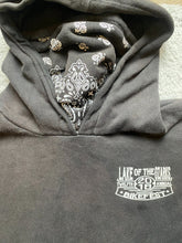 Load image into Gallery viewer, Lake of Ozarks Sweatshirt Adult Large Black Skull Bikefest Missouri Hoodie Mens
