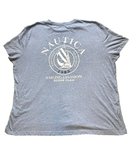 Load image into Gallery viewer, Nautica Shirt Adult 4XL Heather Blue Sailboat Sailing Division Ocean Class Mens
