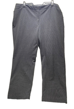 Load image into Gallery viewer, Worthington Pants Womens 24W Black Modern Fit Spandex Stretch Flat Front Plus
