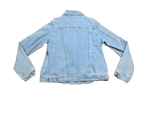 Load image into Gallery viewer, Wrangler Jacket Womens Large Button Front Collared Pockets Denim Jean Ladies
