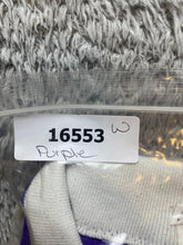 Load image into Gallery viewer, VTG Flower Shirt Womens Extra Large Purple Collared Oversized Single Stitch USA
