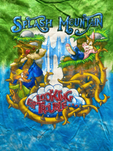Load image into Gallery viewer, Disney Parks Shirt Junior Extra Small Blue Green Tie Dye Splash Mountain Girls
