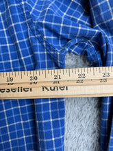 Load image into Gallery viewer, Abercrombie &amp; Fitch Shirt Adult Small Blue Grid Checkered Button Up Casual Mens
