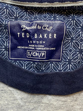 Load image into Gallery viewer, Ted Baker Shirt Womens Small Gray Dressed To Chill Ringer London Casual Ladies
