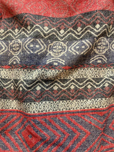 Load image into Gallery viewer, Me Jane Vest Womens Extra Large Navy Aztec Wool Blend Open Front Wrap Jacket
