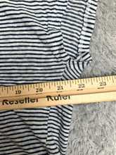 Load image into Gallery viewer, Rachel Zoe Shirt Womens Extra Large Blue Oversized Button Up Tie 100% Linen Lady
