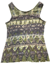 Load image into Gallery viewer, Vintage Hilo Hattie Shirt Womens Medium The Hawaiian Tank Hippie Boho Peasant
