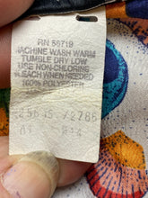 Load image into Gallery viewer, VTG Notations Shirt Womens Medium AOP Seashells Seashellcore Beachy Oversized

