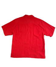 Load image into Gallery viewer, Tommy Bahama Shirt Adult Extra Large Red Button Up 100% Silk Hawaiian Camp Mens
