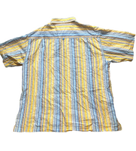 Load image into Gallery viewer, Ecko Unltd Shirt Adult 2XL Striped Button Up Casual Knute Woven Rhino Brand Mens
