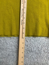 Load image into Gallery viewer, J Crew Sweater Junior Medium Mustard Wool Nylon Stretch Outerwear Pullover Girls
