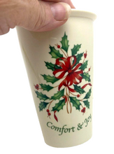 Load image into Gallery viewer, Lenox Holiday Vase Holly Berries Christmas
