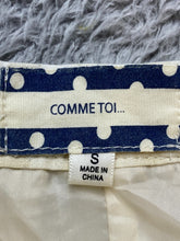 Load image into Gallery viewer, Anthropologie Comme Toi Skirt Womens Small (27x24) A-Line Midi Linen Pockets
