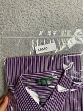 Load image into Gallery viewer, Lauren Ralph Lauren Shirt Adult Large Purple Striped Button Up LRL Casual Mens
