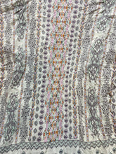 Load image into Gallery viewer, UMGEE Sweater Womens Small Beige Lagenlook Tunic Cardigan Crochet Lace Ladies
